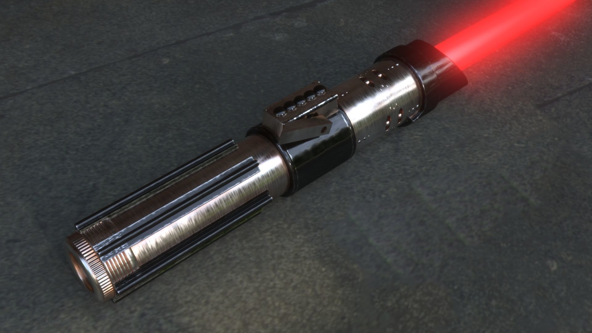 Darth Vader Lightsaber 3D model_9
