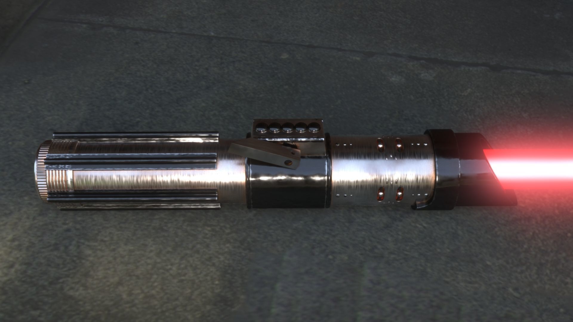 Darth Vader Lightsaber 3D model_8