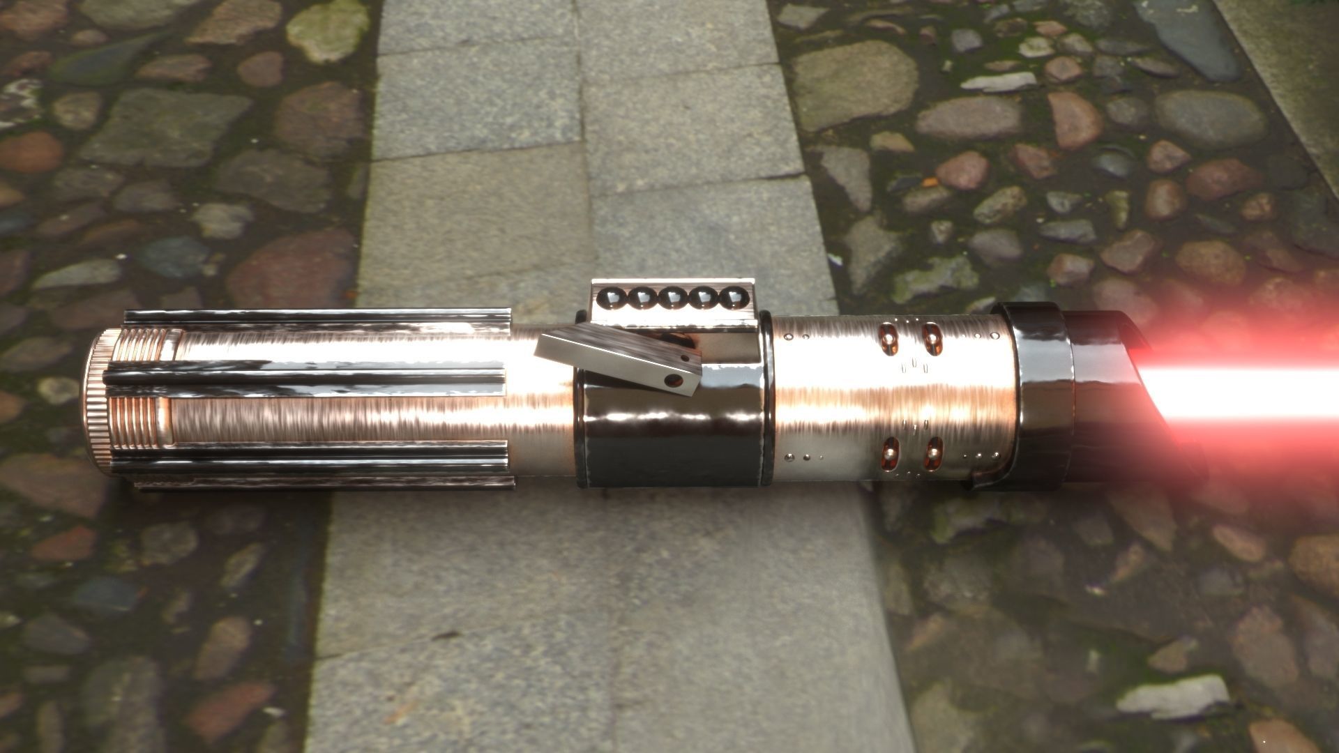 Darth Vader Lightsaber 3D model_10