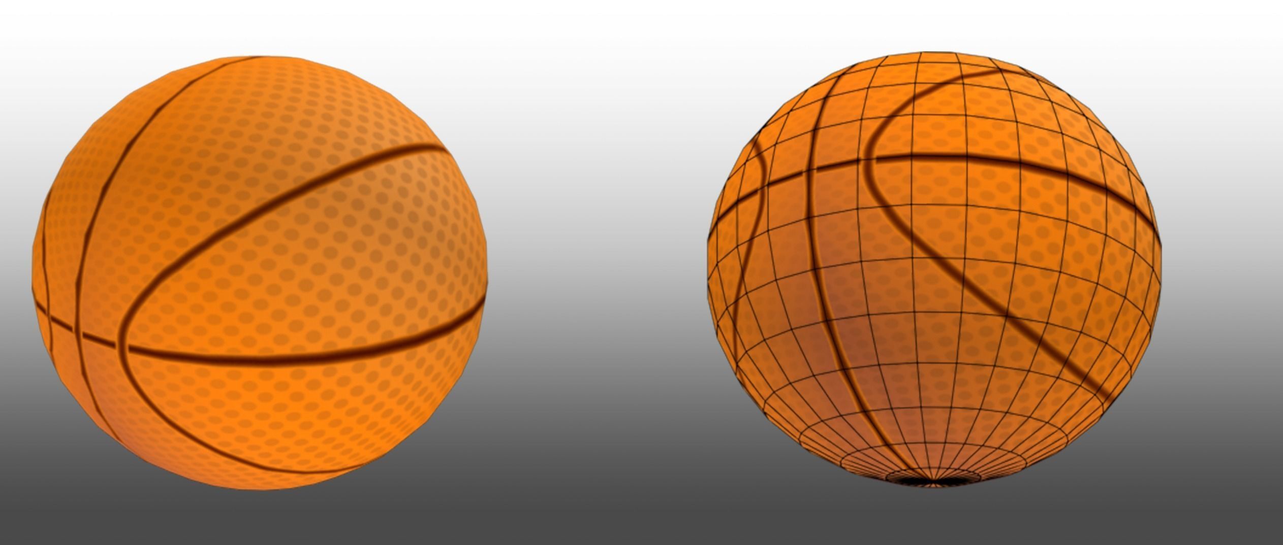 Collections Ball-Sport Low-poly 3D model_6