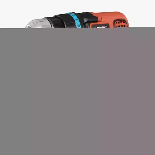 Black Decker EGBL108K cordless drill and screwdriver Low-poly 3D model