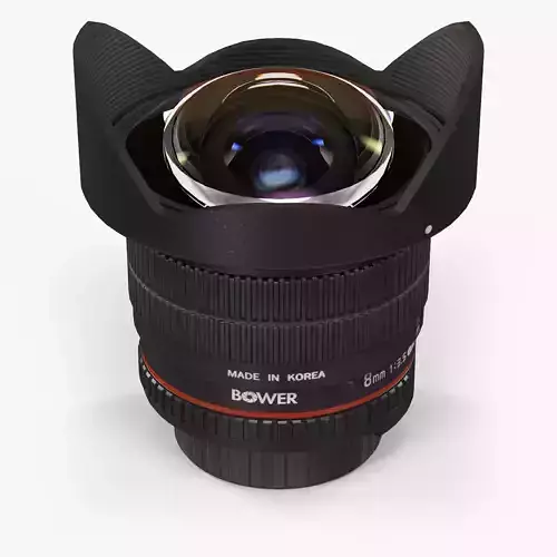 Bower 8mm f 3-5 AS IF UMC Fish-eye CS II AE Nikon F mount Lens