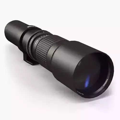 Bower 500mm f 8-0 Manual Focus Telephoto T-Mount Lens