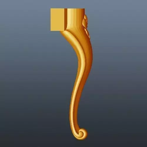 leg for cnc 3D print model_0