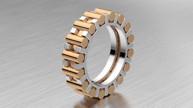 Compound man ring 3D print model