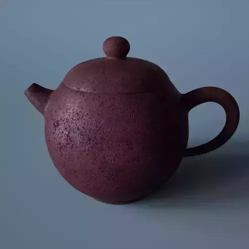 Old Chinese clay teapot