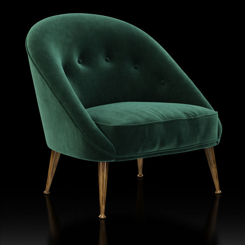 Brabbu Malay armchair and sofa 3D model 7