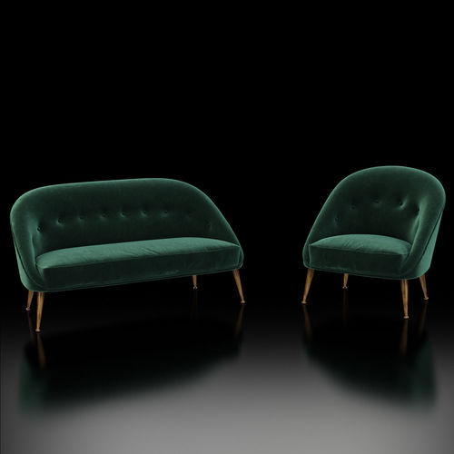 Brabbu Malay armchair and sofa 3D model 2