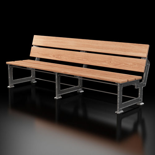 Industriart bench Lavka 3D model 2