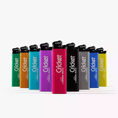 Cricket Lighter Low-poly 3D model