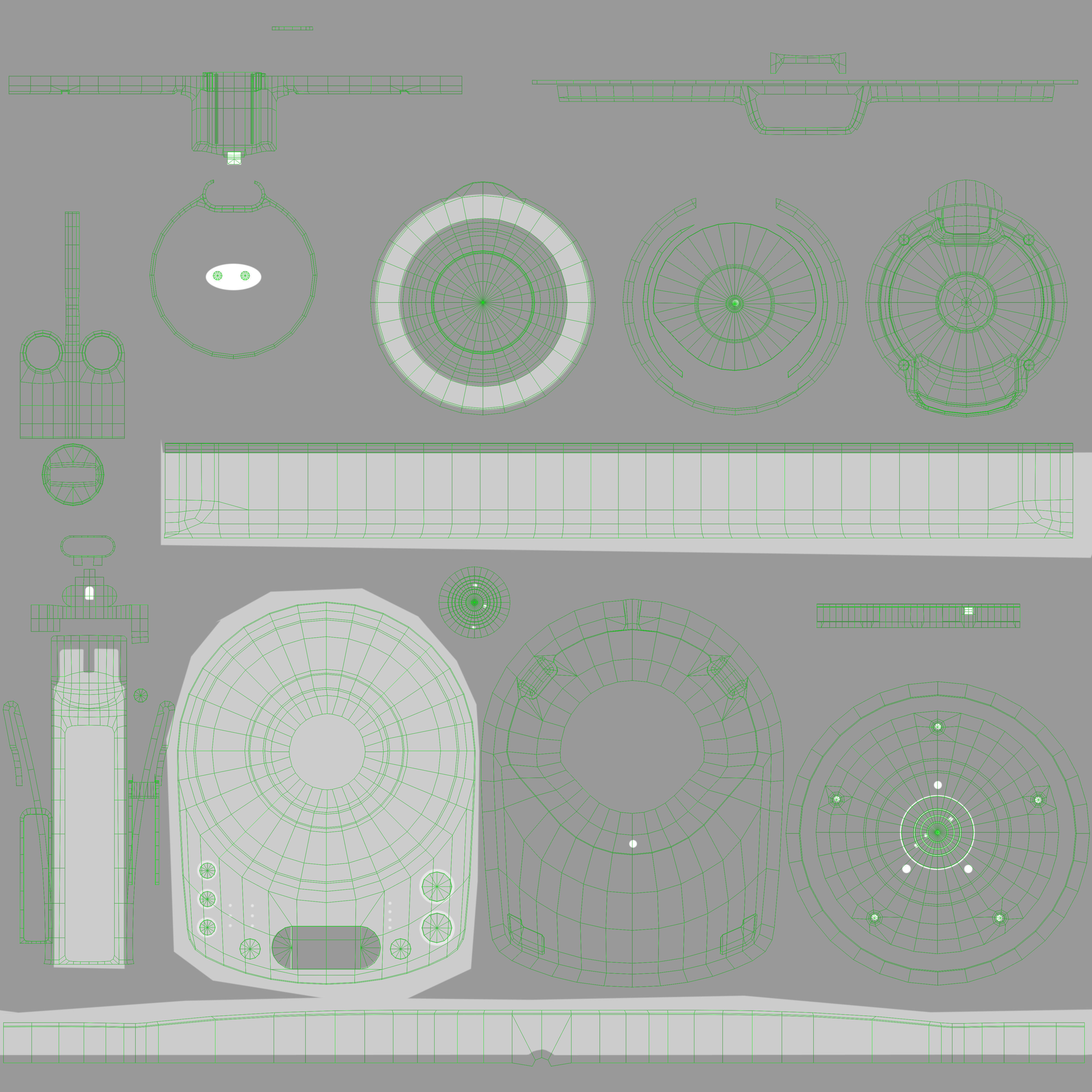 Bork K810 electric kettle Low-poly 3D model_15
