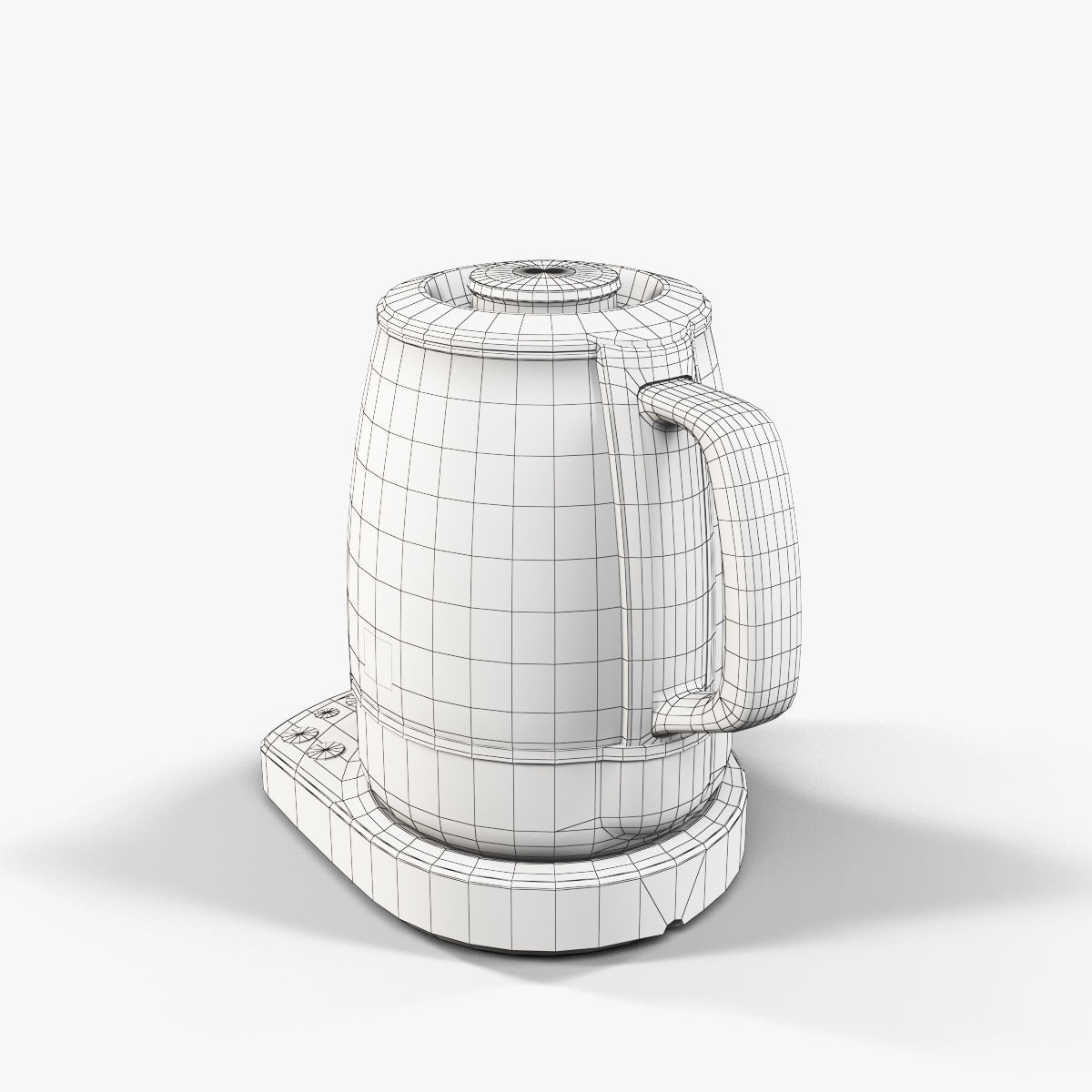 Bork K810 electric kettle Low-poly 3D model_12