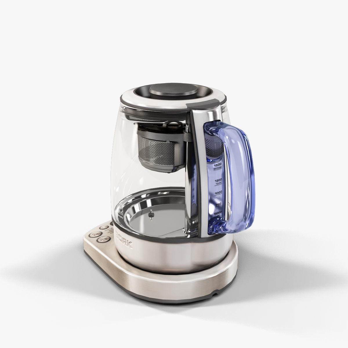 Bork K810 electric kettle Low-poly 3D model_6