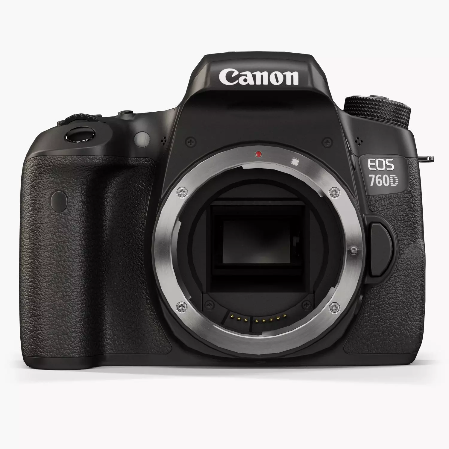 Canon EOS 760D DSLR camera Low-poly 3D model_0