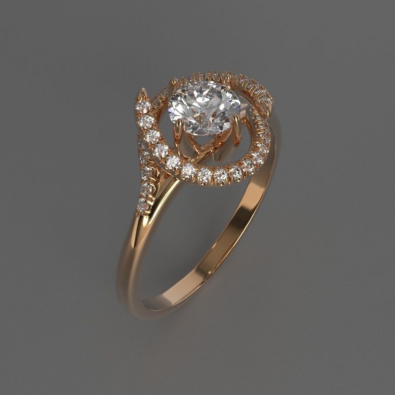 ring 027 3D print model_4