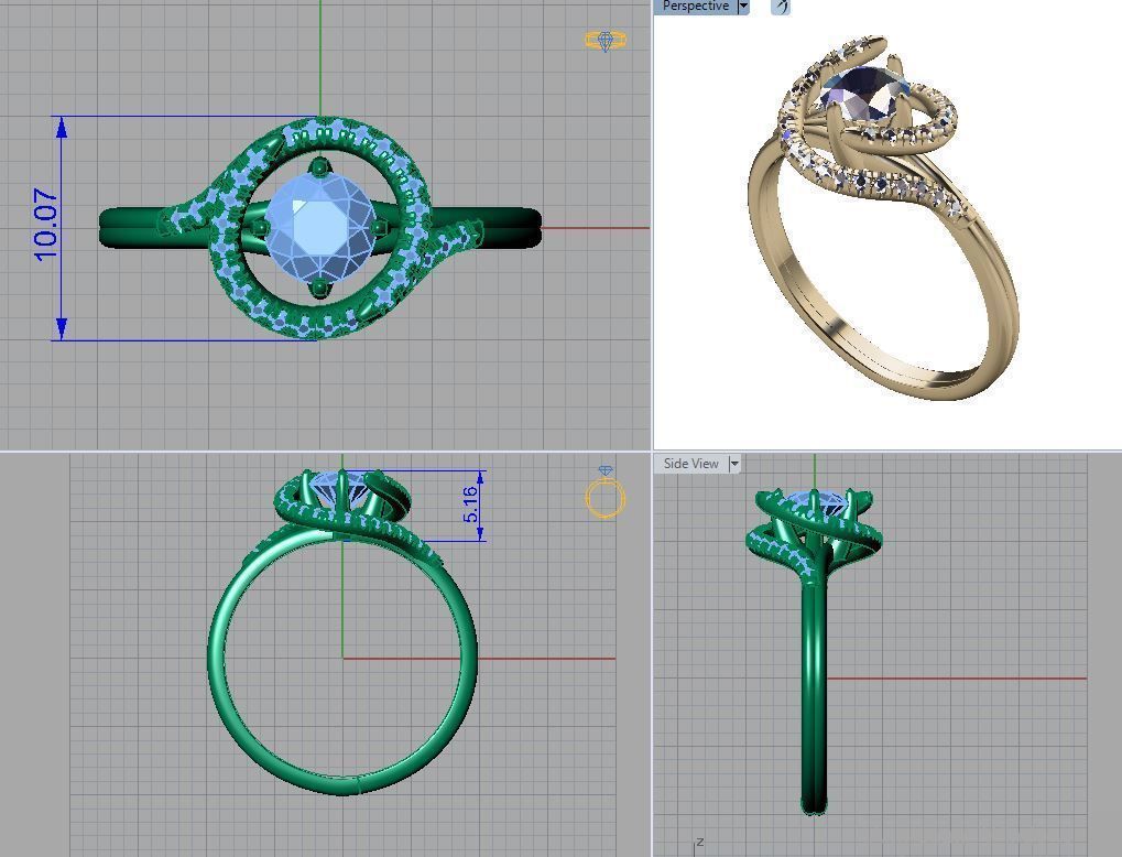 ring 027 3D print model_5