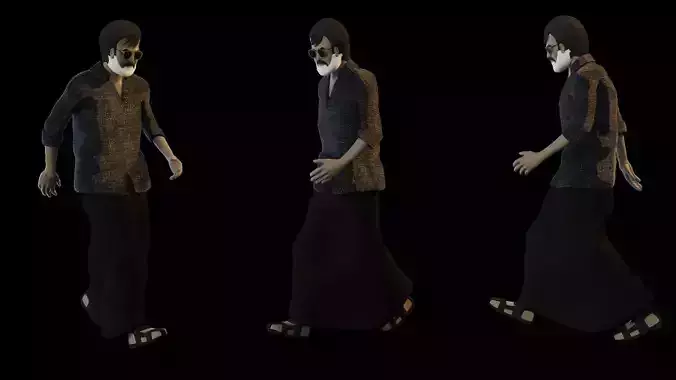 kaala superstar Rajini kanth 3D print model