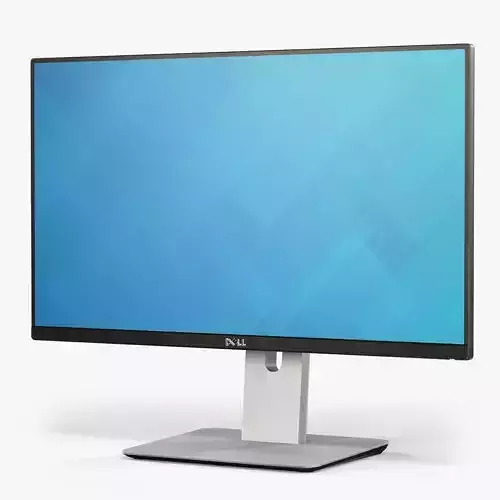 Dell UltraSharp U2414H LED monitor Low-poly 3D model