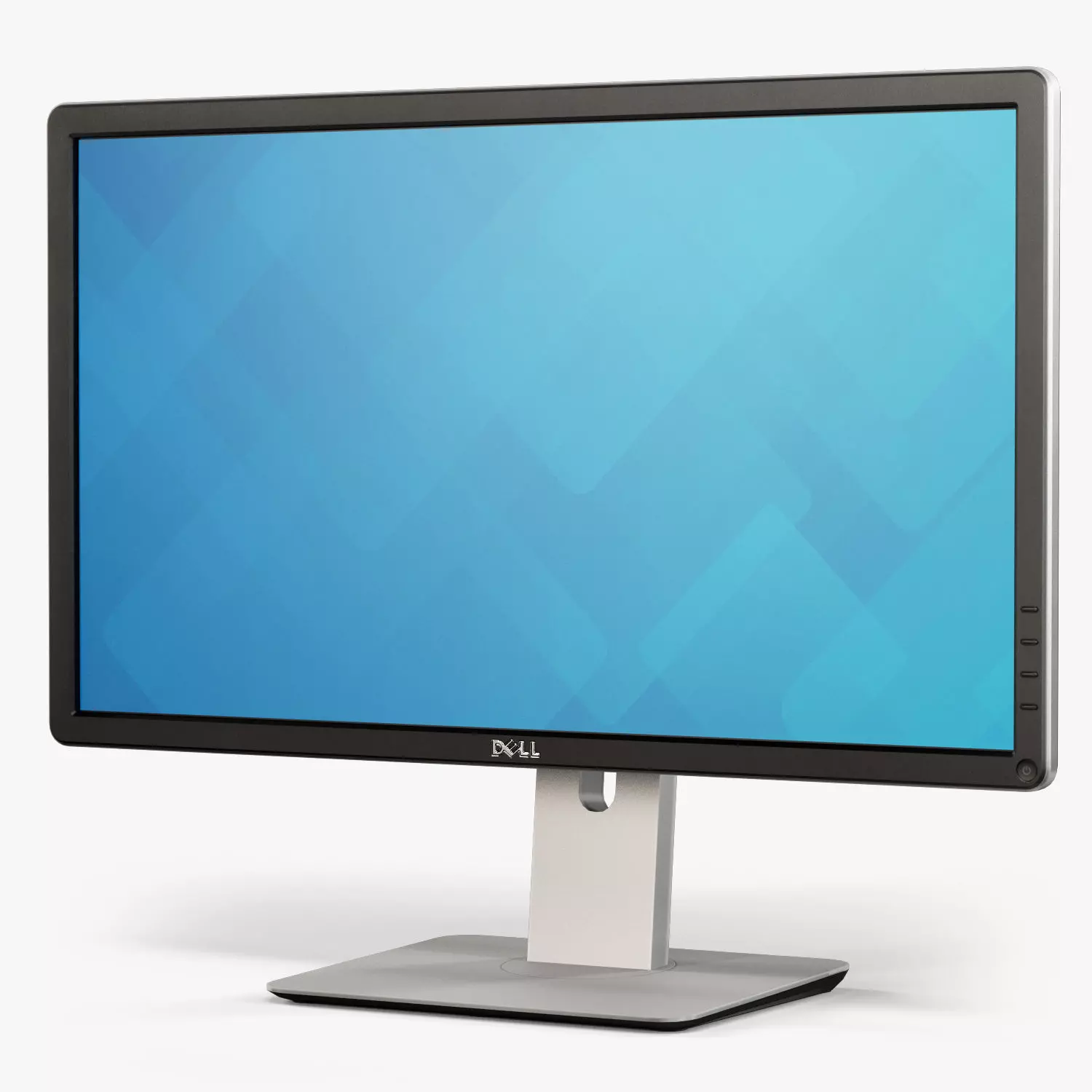 Dell Professional P2414H LED monitor Low-poly 3D model_0