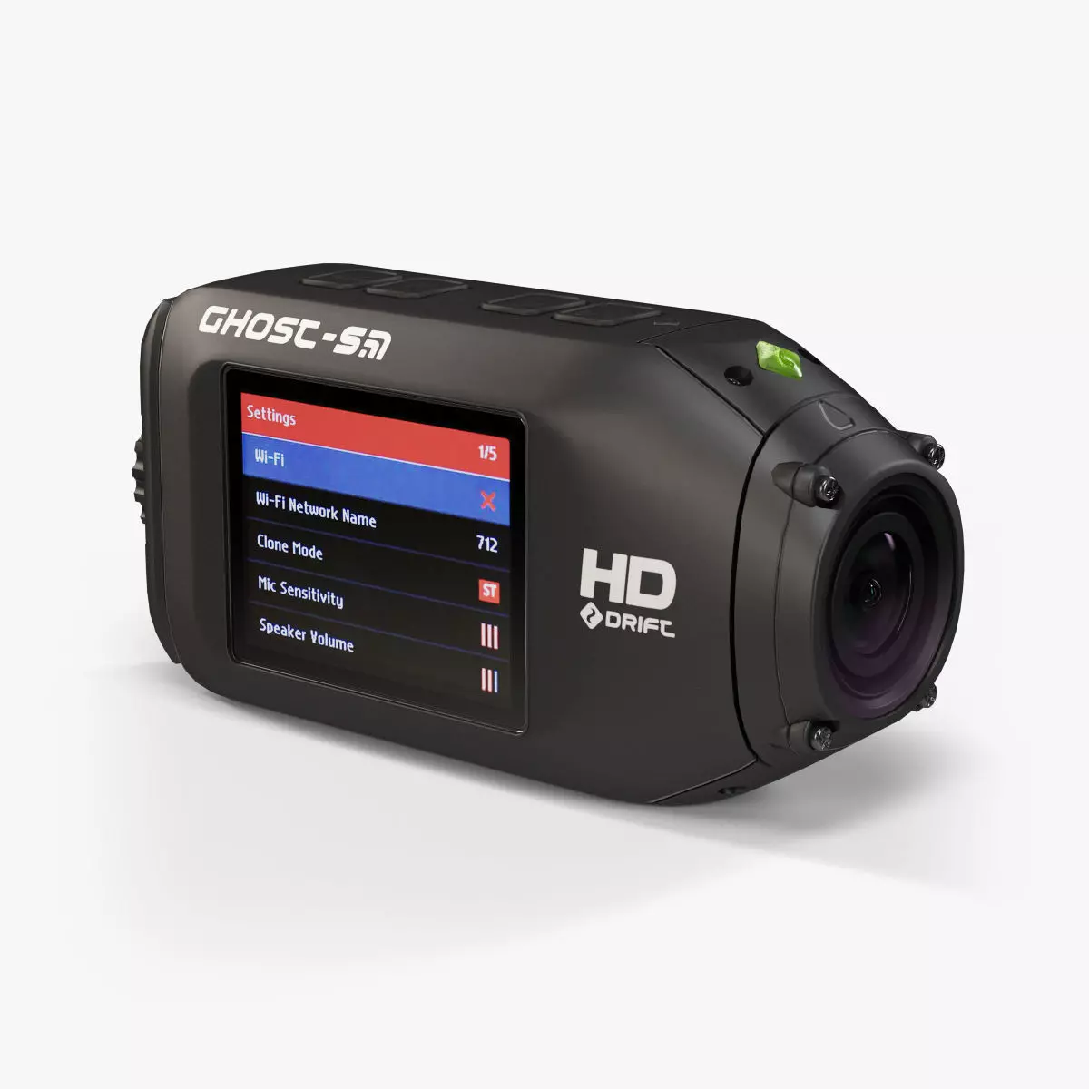 Drift Ghost-S action camera Low-poly 3D model_0