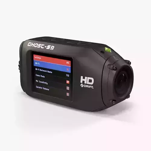 Drift Ghost-S action camera Low-poly 3D model