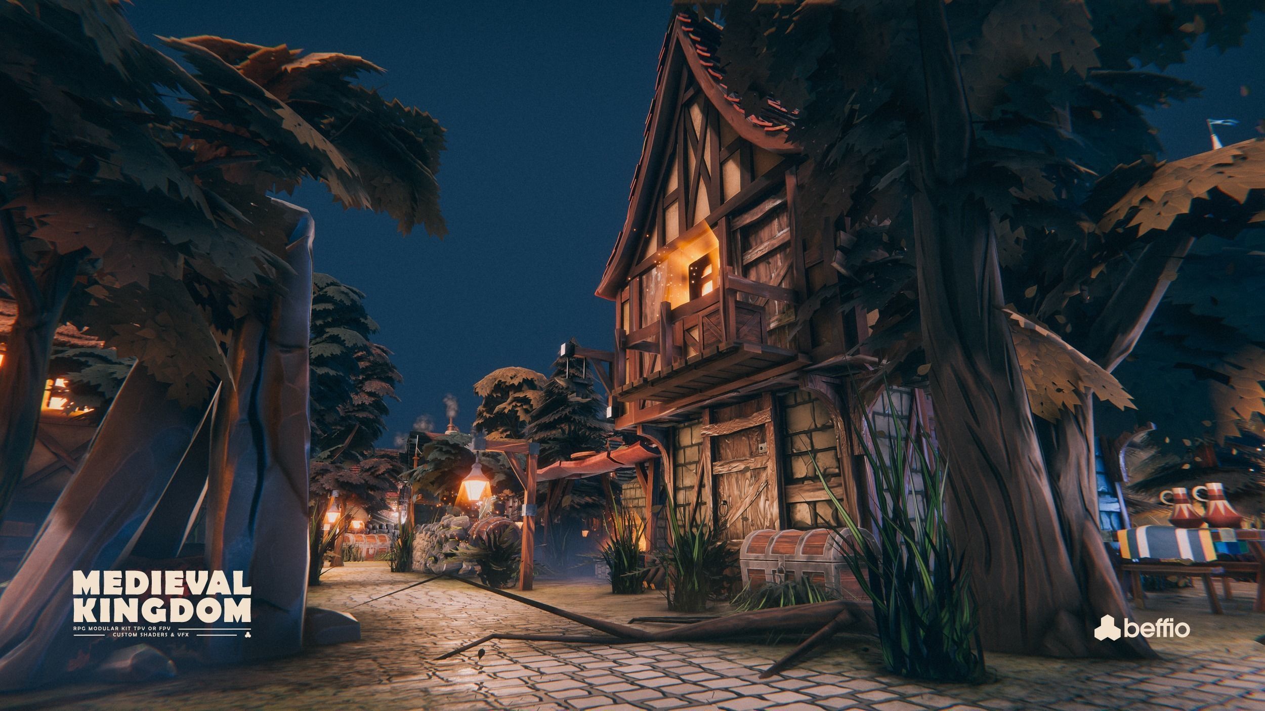 RPG Medieval Kingdom - Unity3D  UE4 Low-poly 3D model_41