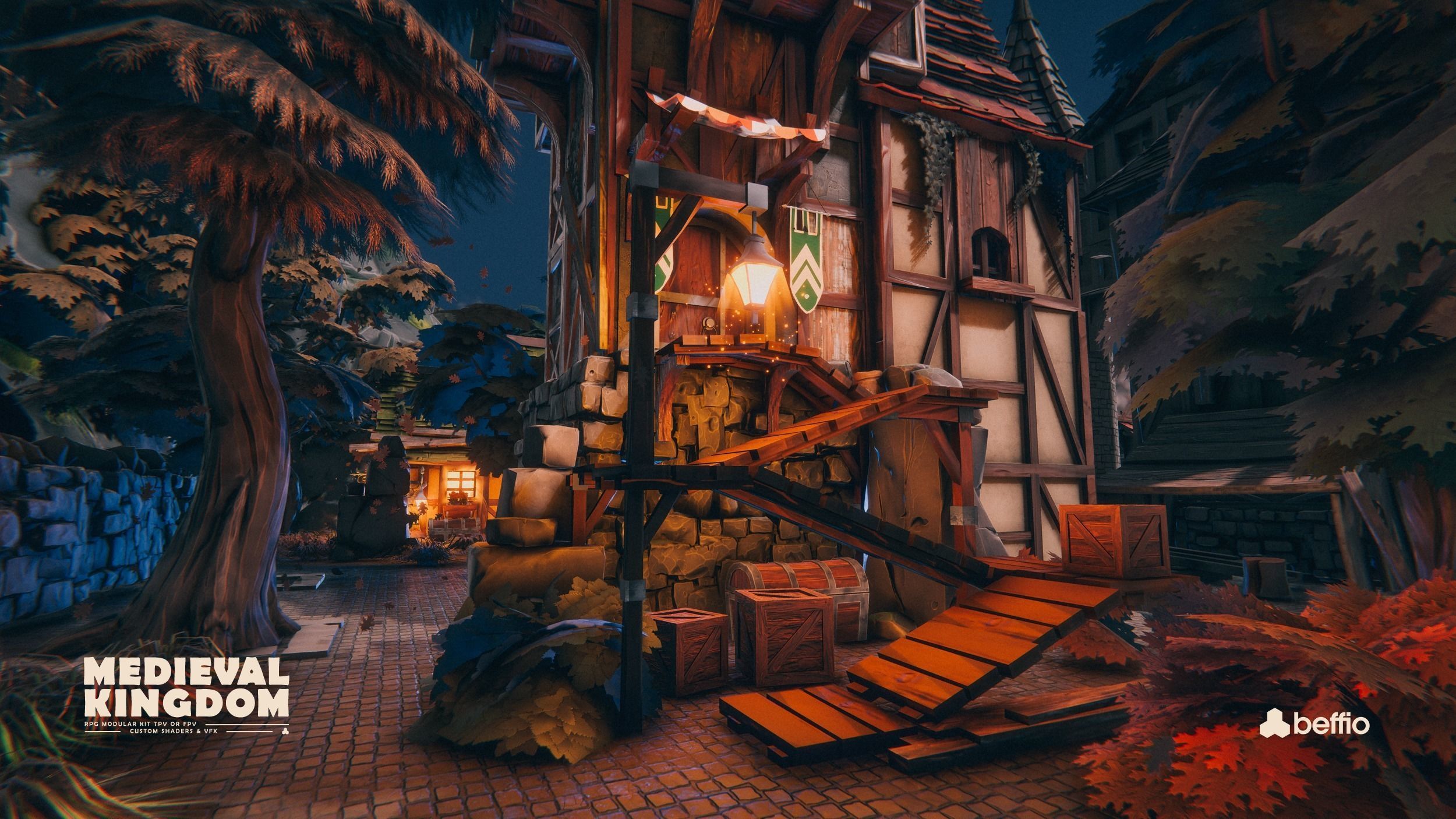 RPG Medieval Kingdom - Unity3D  UE4 Low-poly 3D model_44