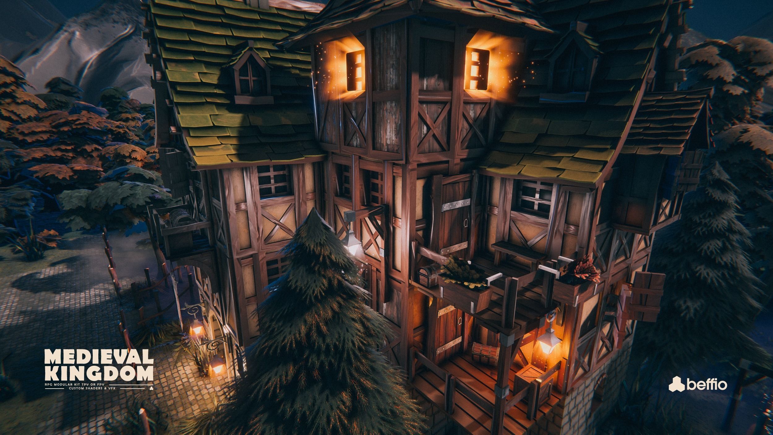 RPG Medieval Kingdom - Unity3D  UE4 Low-poly 3D model_36