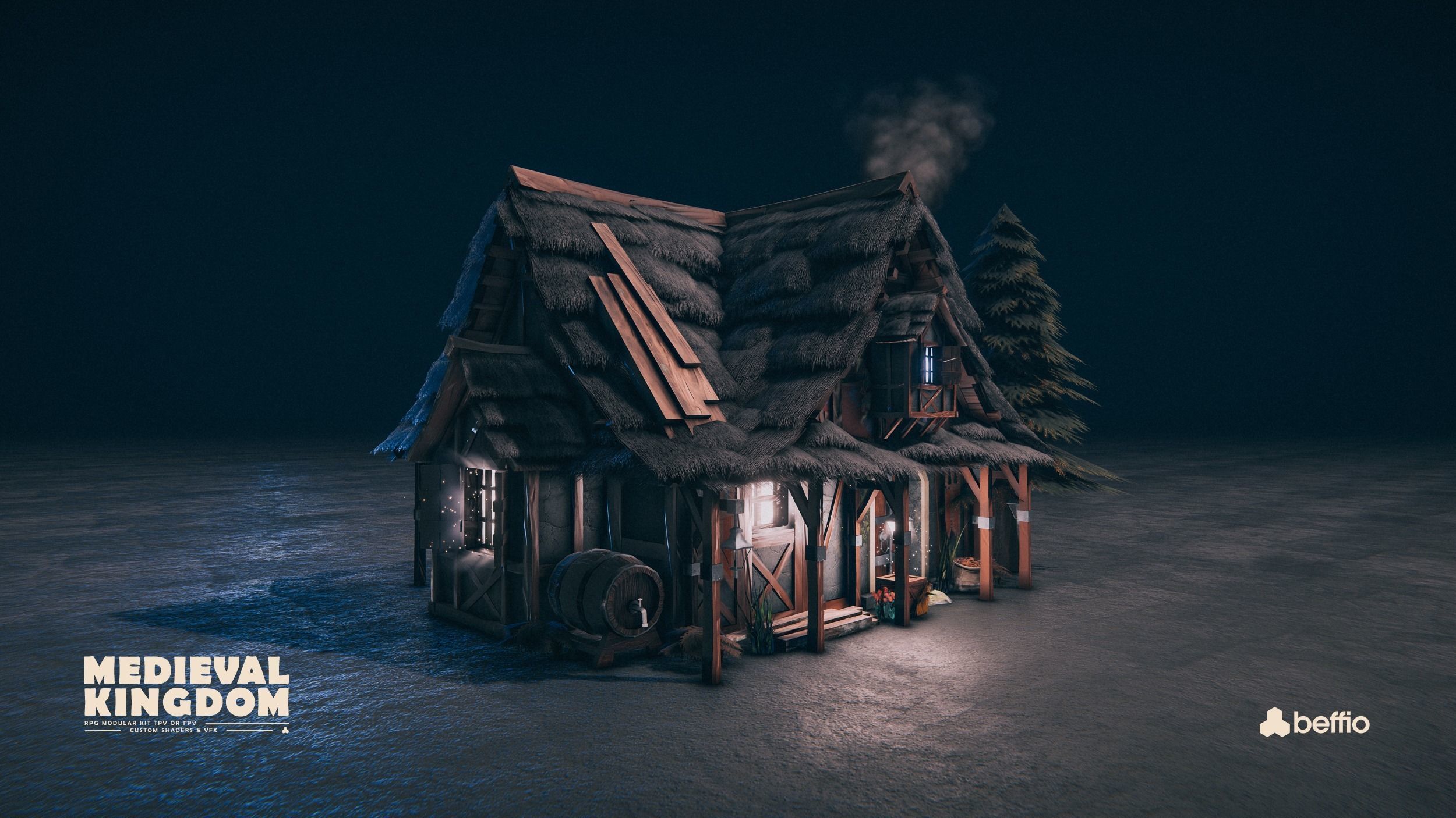 RPG Medieval Kingdom - Unity3D  UE4 Low-poly 3D model_21