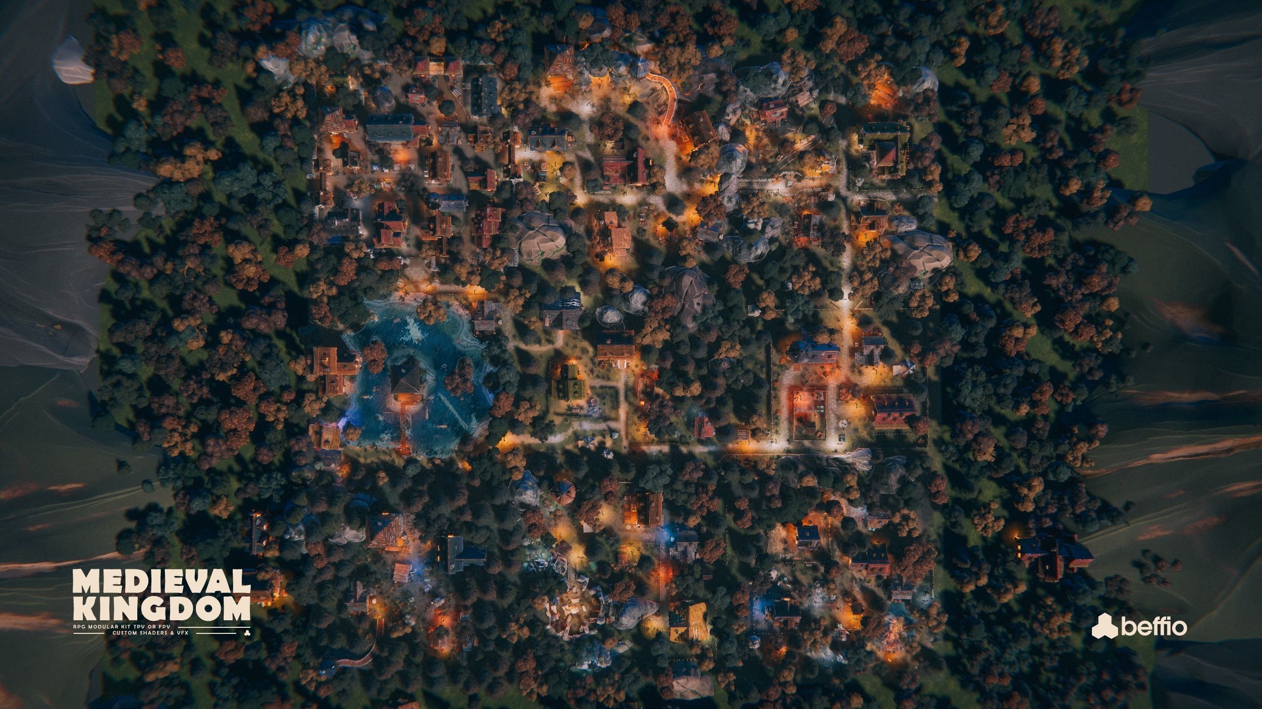 RPG Medieval Kingdom - Unity3D  UE4 Low-poly 3D model_62