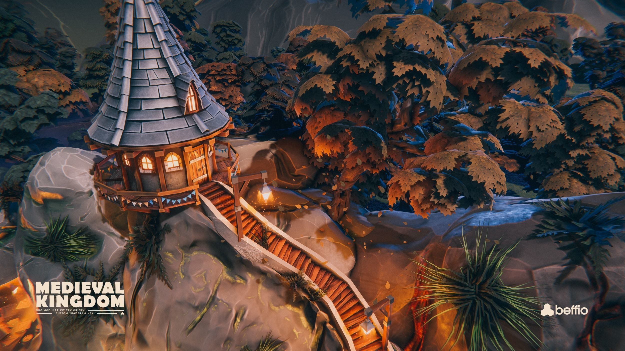 RPG Medieval Kingdom - Unity3D  UE4 Low-poly 3D model_56