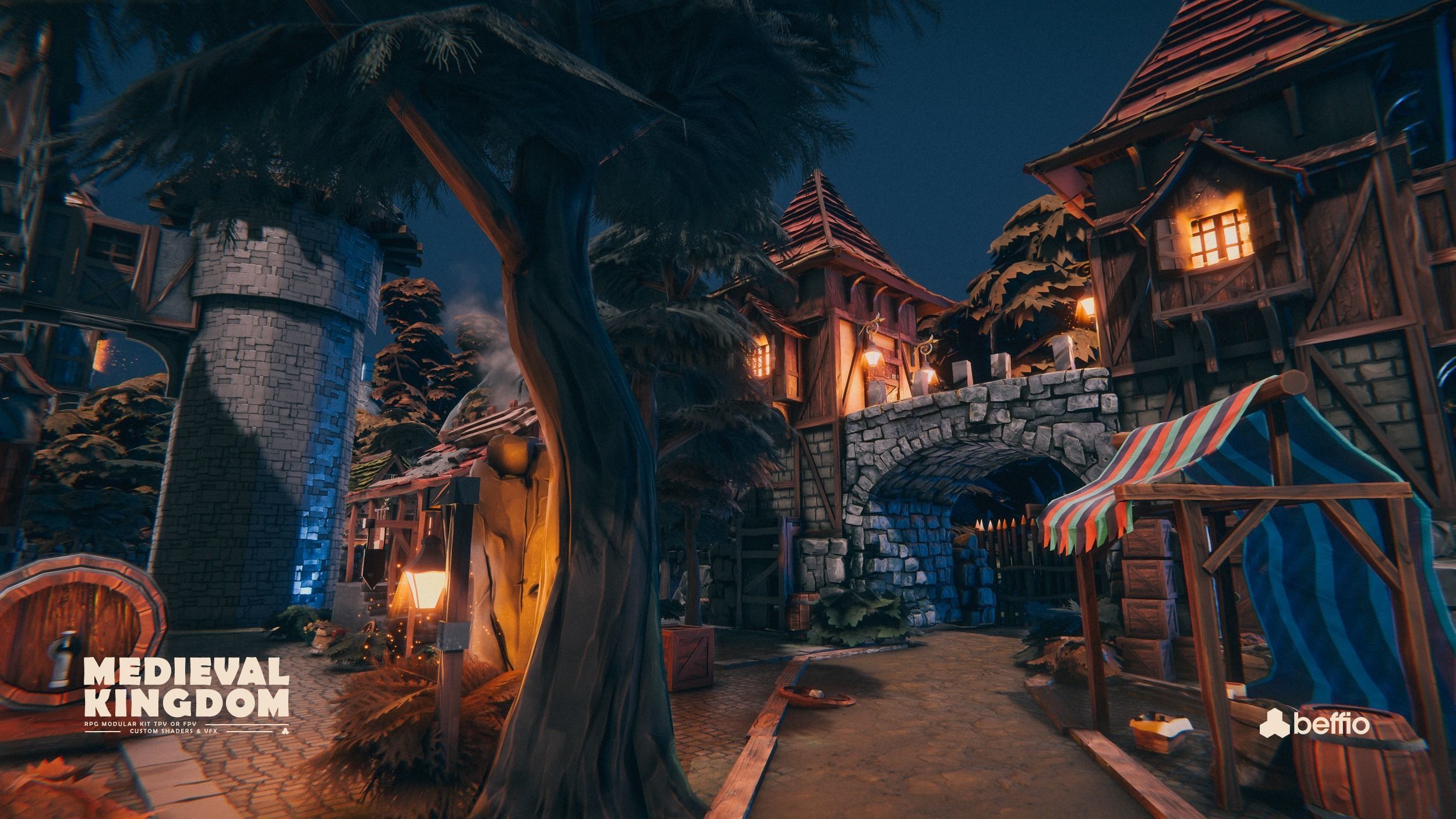 RPG Medieval Kingdom - Unity3D  UE4 Low-poly 3D model_45