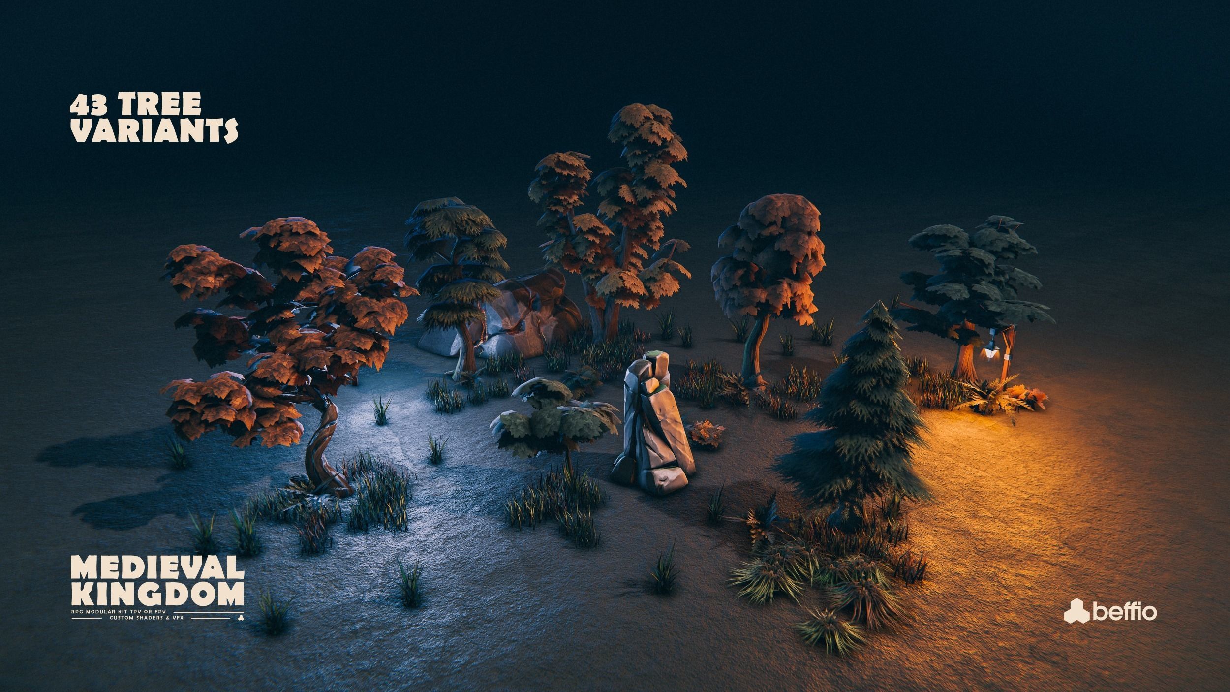 RPG Medieval Kingdom - Unity3D  UE4 Low-poly 3D model_29