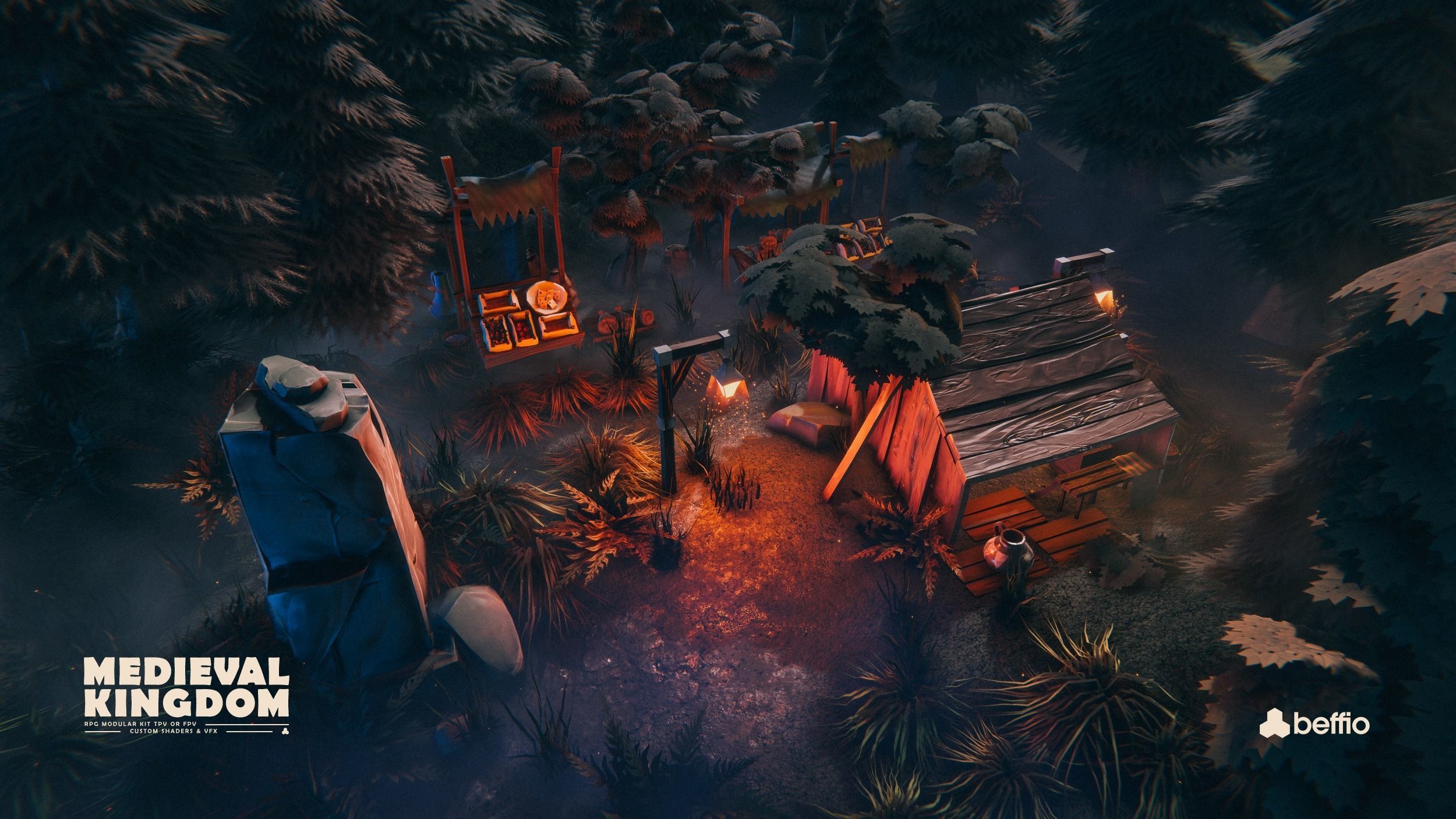 RPG Medieval Kingdom - Unity3D  UE4 Low-poly 3D model_52