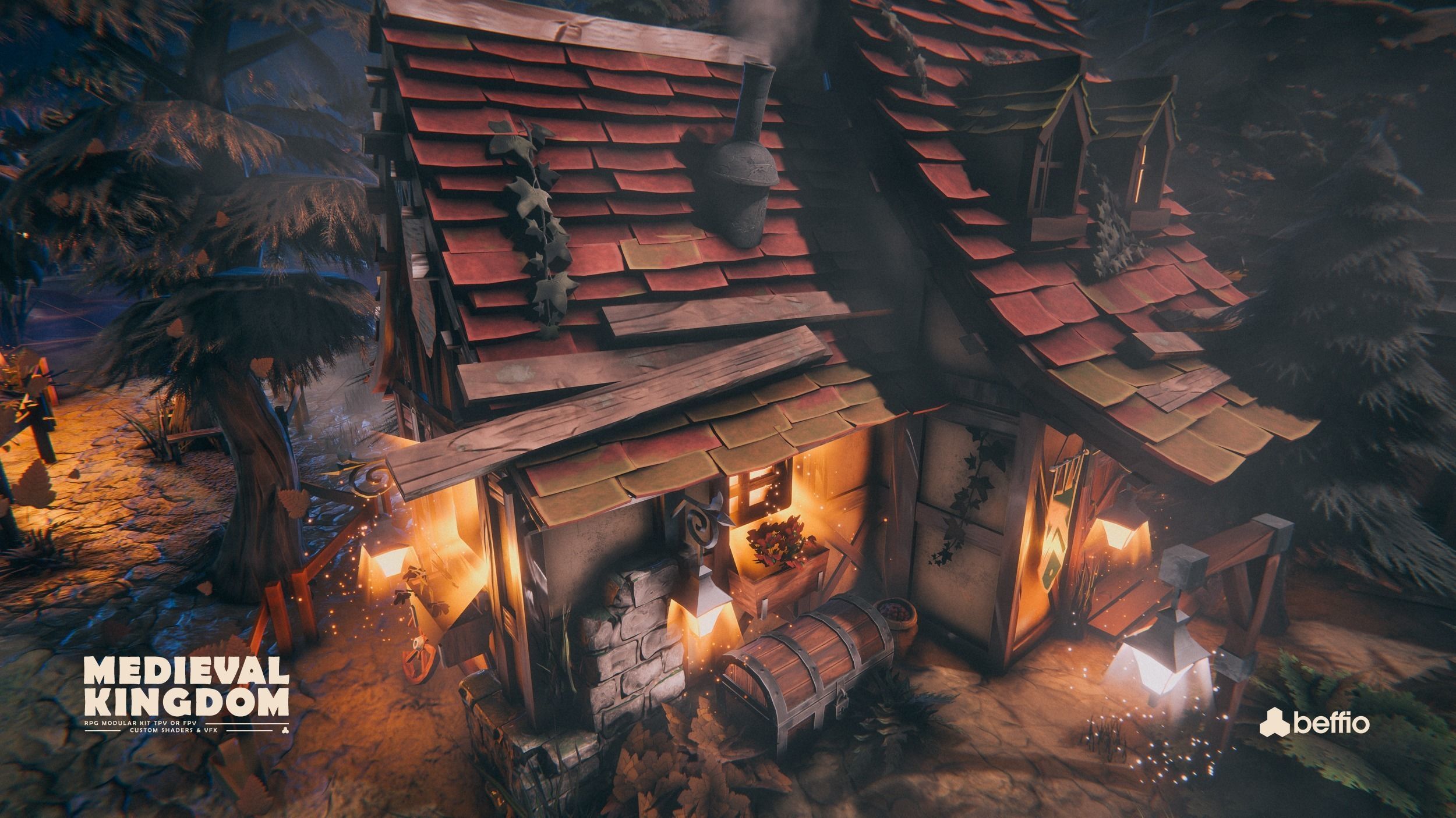 RPG Medieval Kingdom - Unity3D  UE4 Low-poly 3D model_55