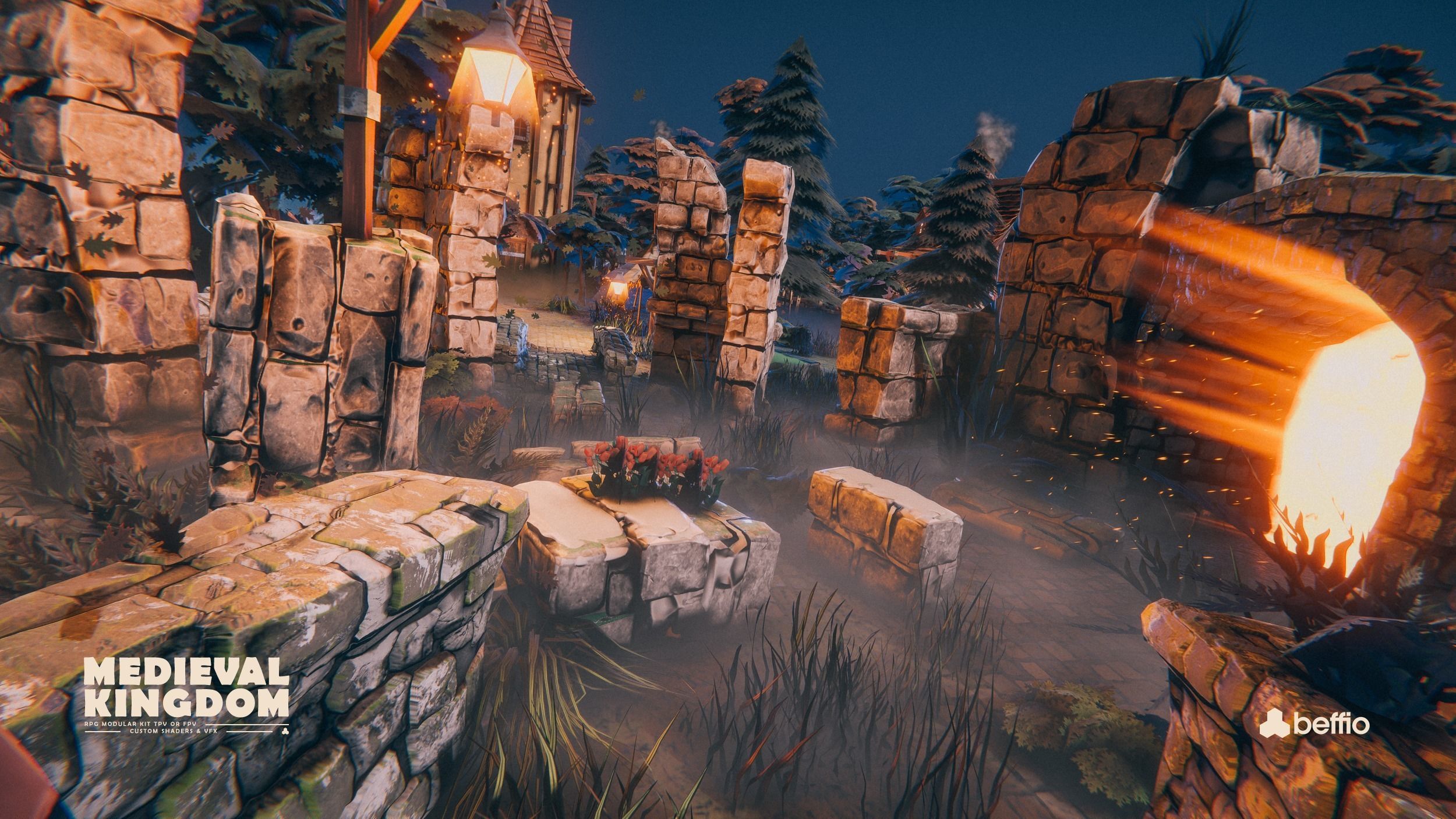 RPG Medieval Kingdom - Unity3D  UE4 Low-poly 3D model_49