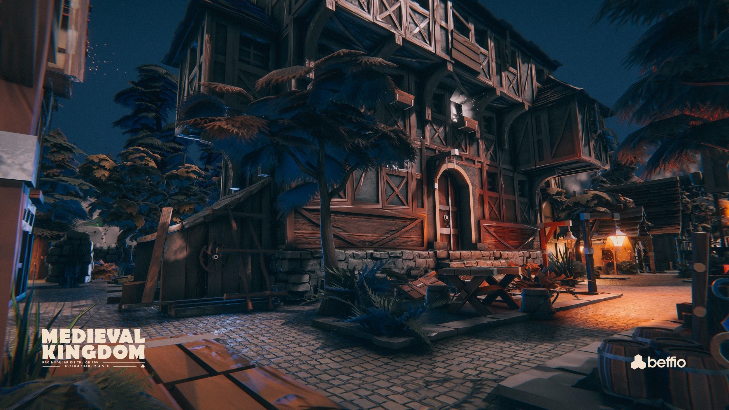 RPG Medieval Kingdom - Unity3D  UE4 Low-poly 3D model_46