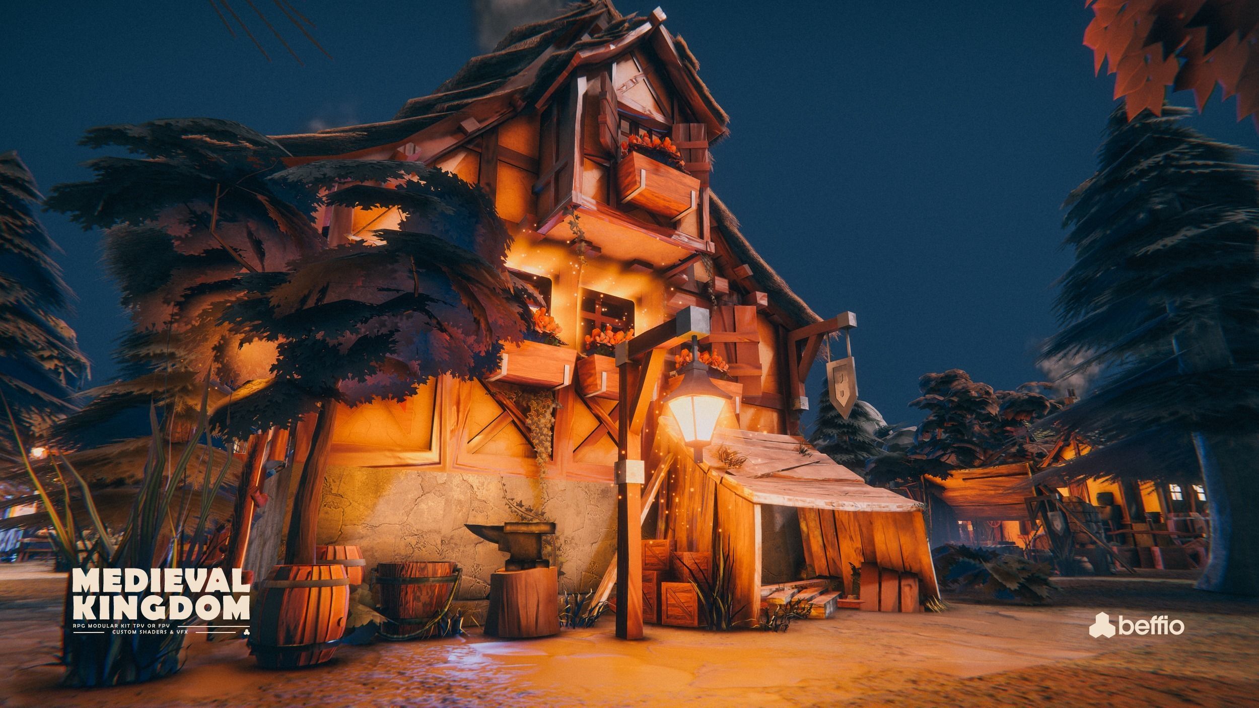 RPG Medieval Kingdom - Unity3D  UE4 Low-poly 3D model_42