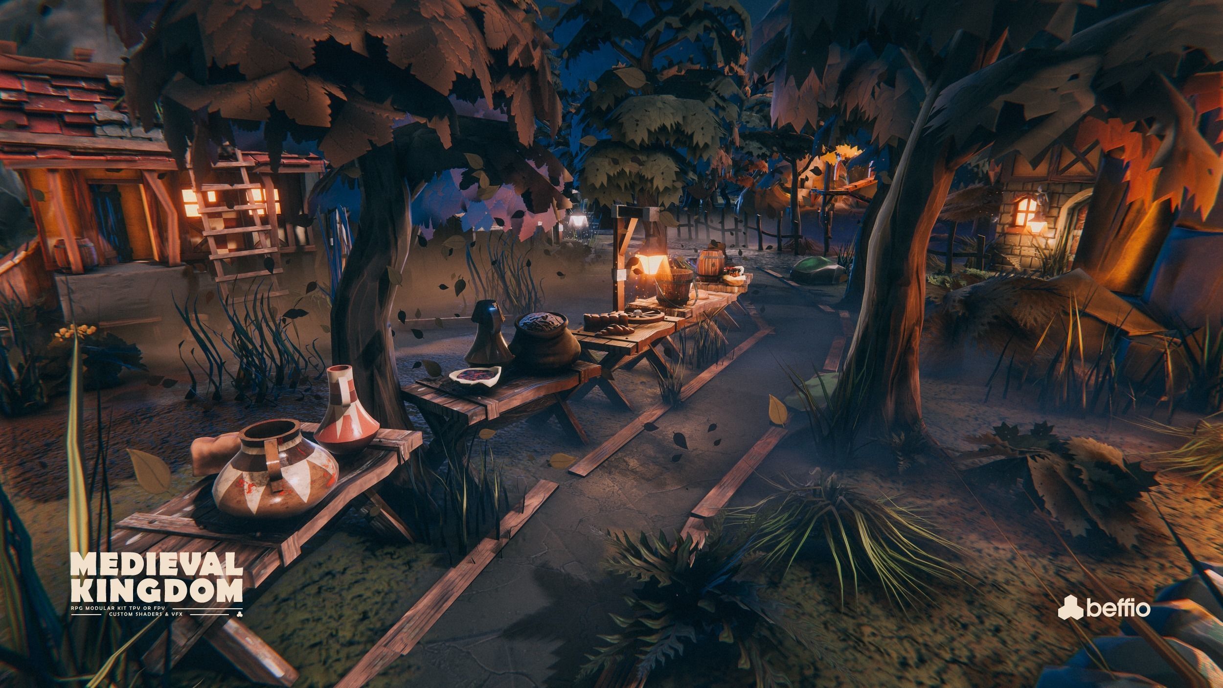 RPG Medieval Kingdom - Unity3D  UE4 Low-poly 3D model_39