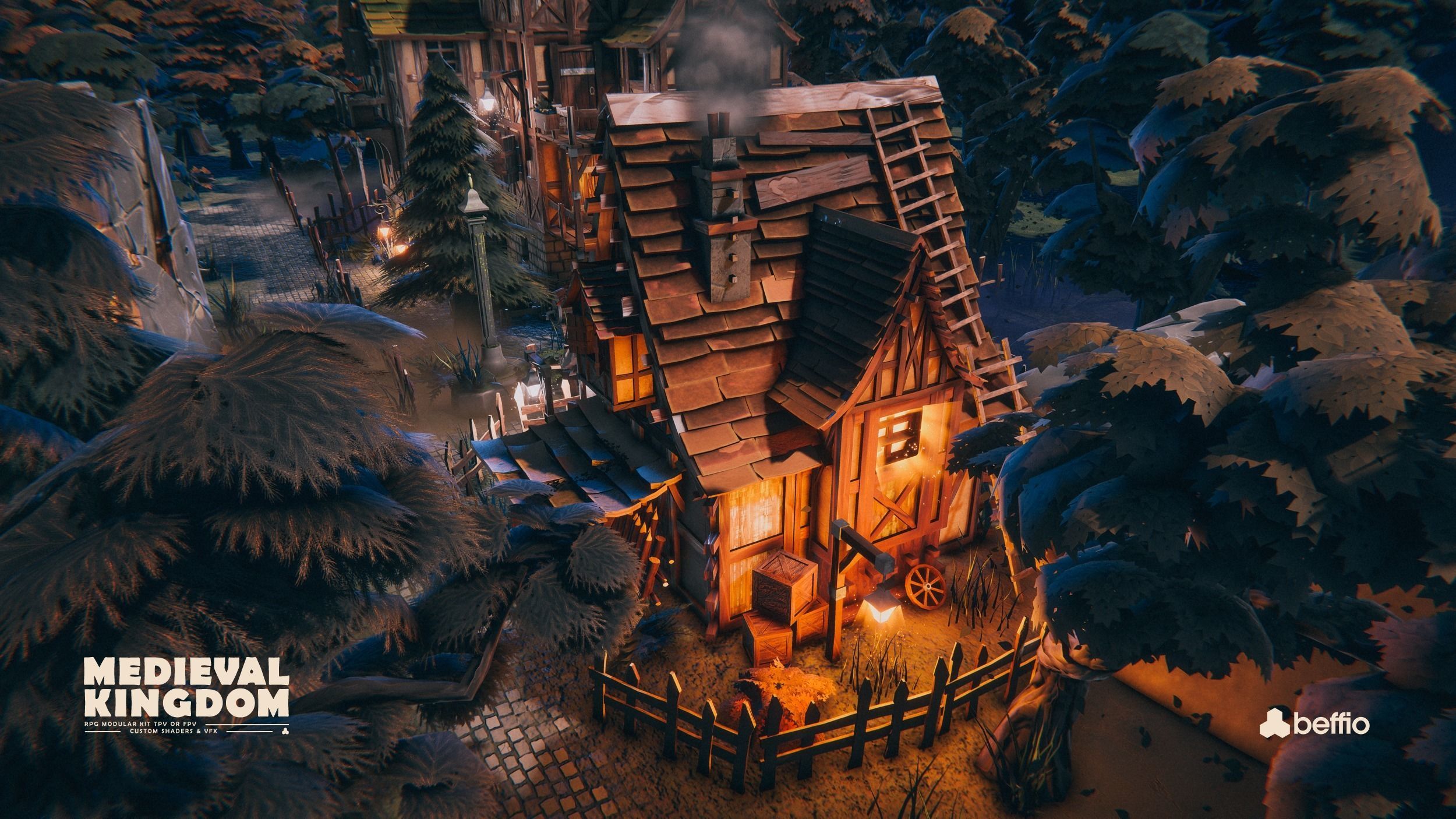 RPG Medieval Kingdom - Unity3D  UE4 Low-poly 3D model_34