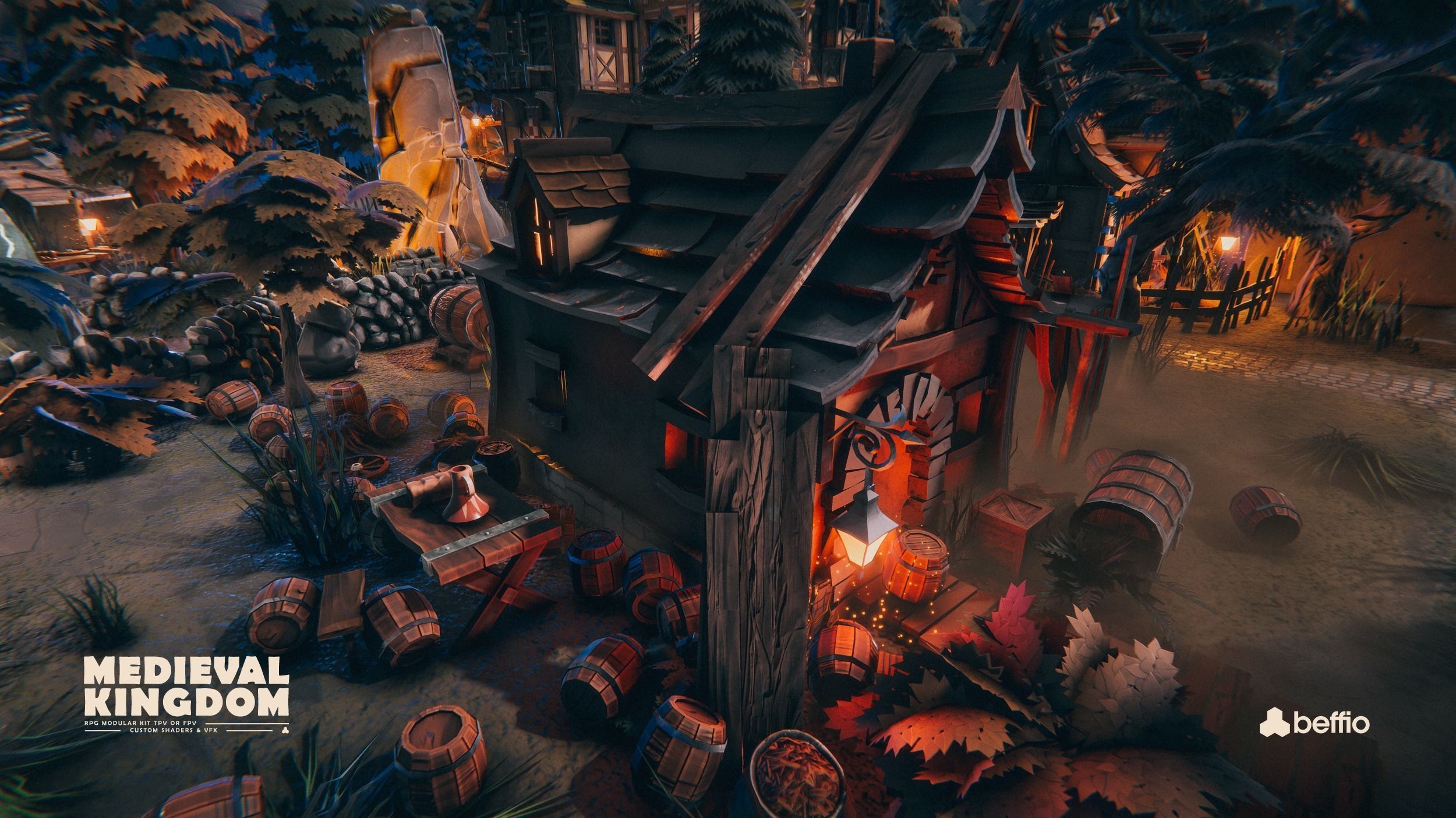 RPG Medieval Kingdom - Unity3D  UE4 Low-poly 3D model_35