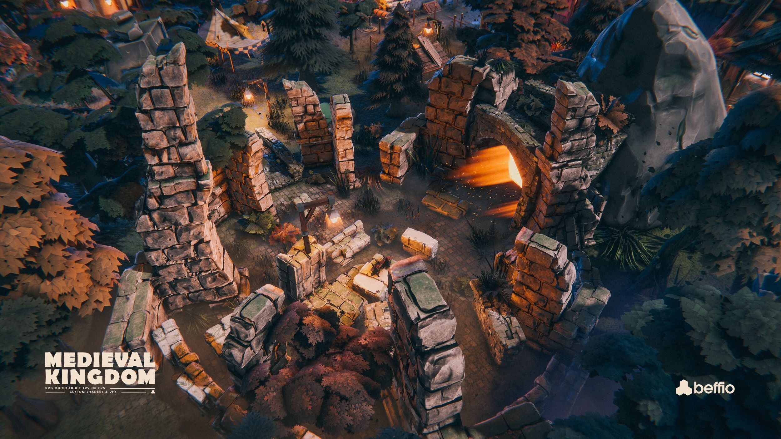 RPG Medieval Kingdom - Unity3D  UE4 Low-poly 3D model_48