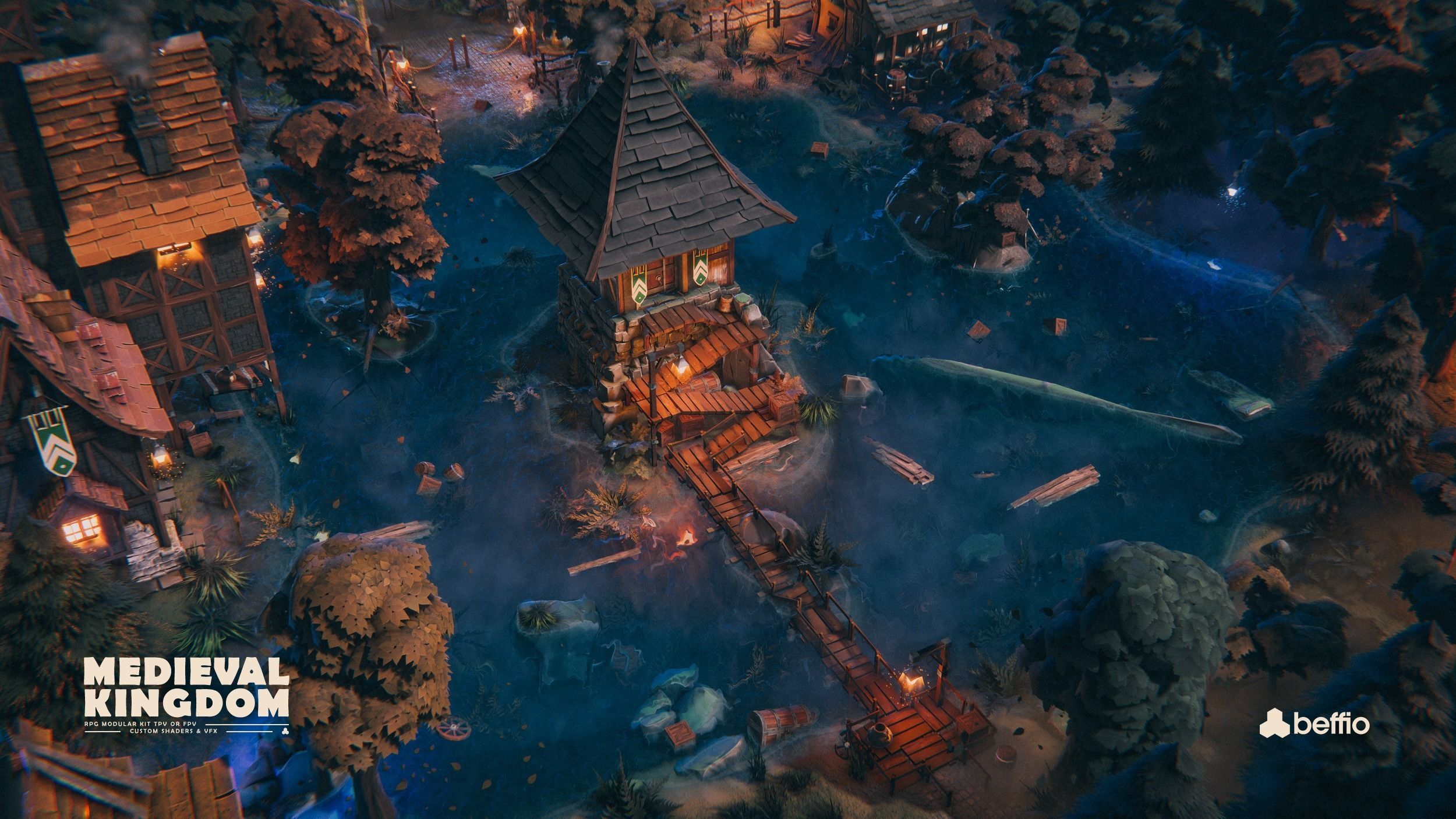 RPG Medieval Kingdom - Unity3D  UE4 Low-poly 3D model_57