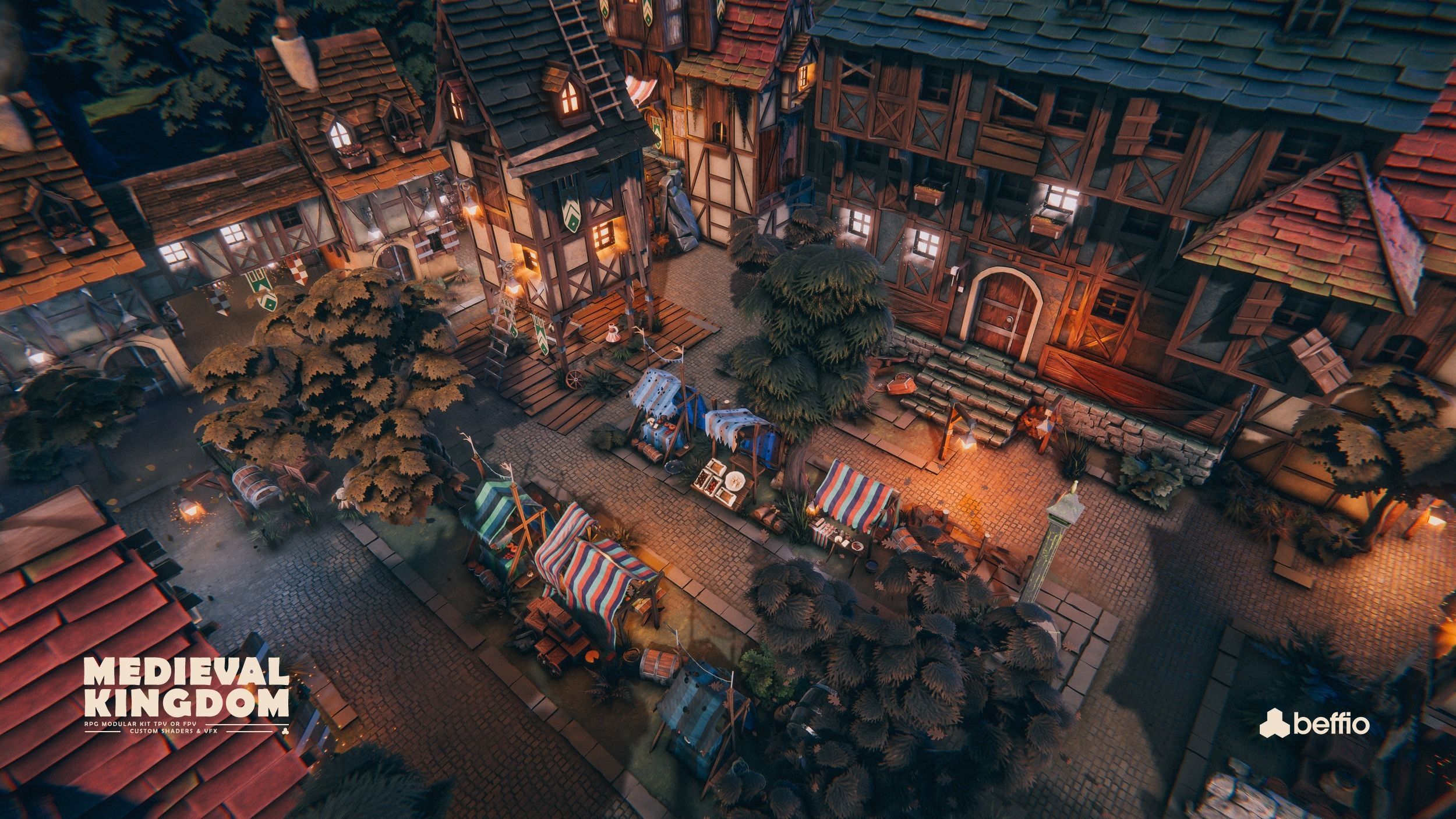 RPG Medieval Kingdom - Unity3D  UE4 Low-poly 3D model_50