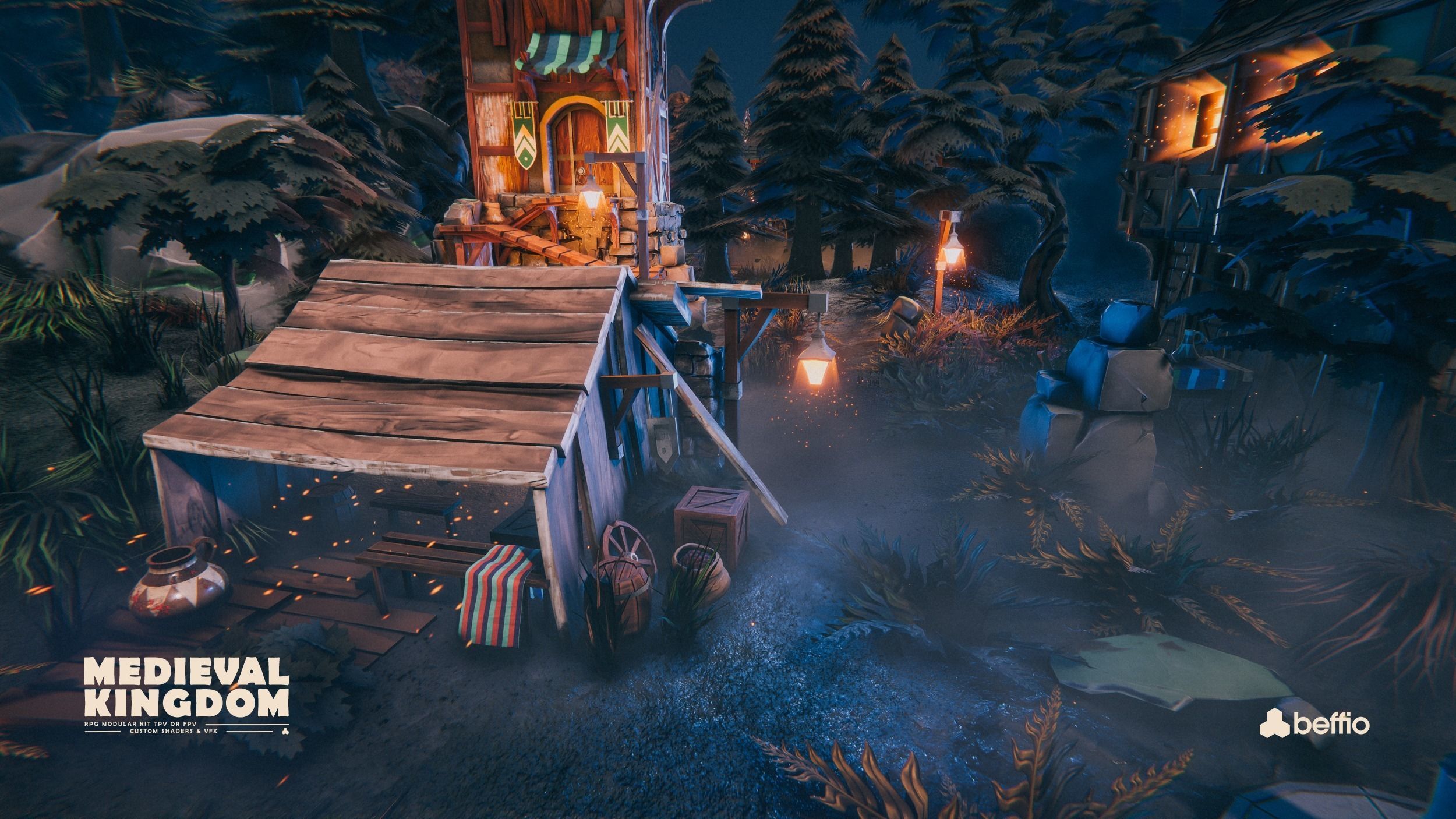 RPG Medieval Kingdom - Unity3D  UE4 Low-poly 3D model_53