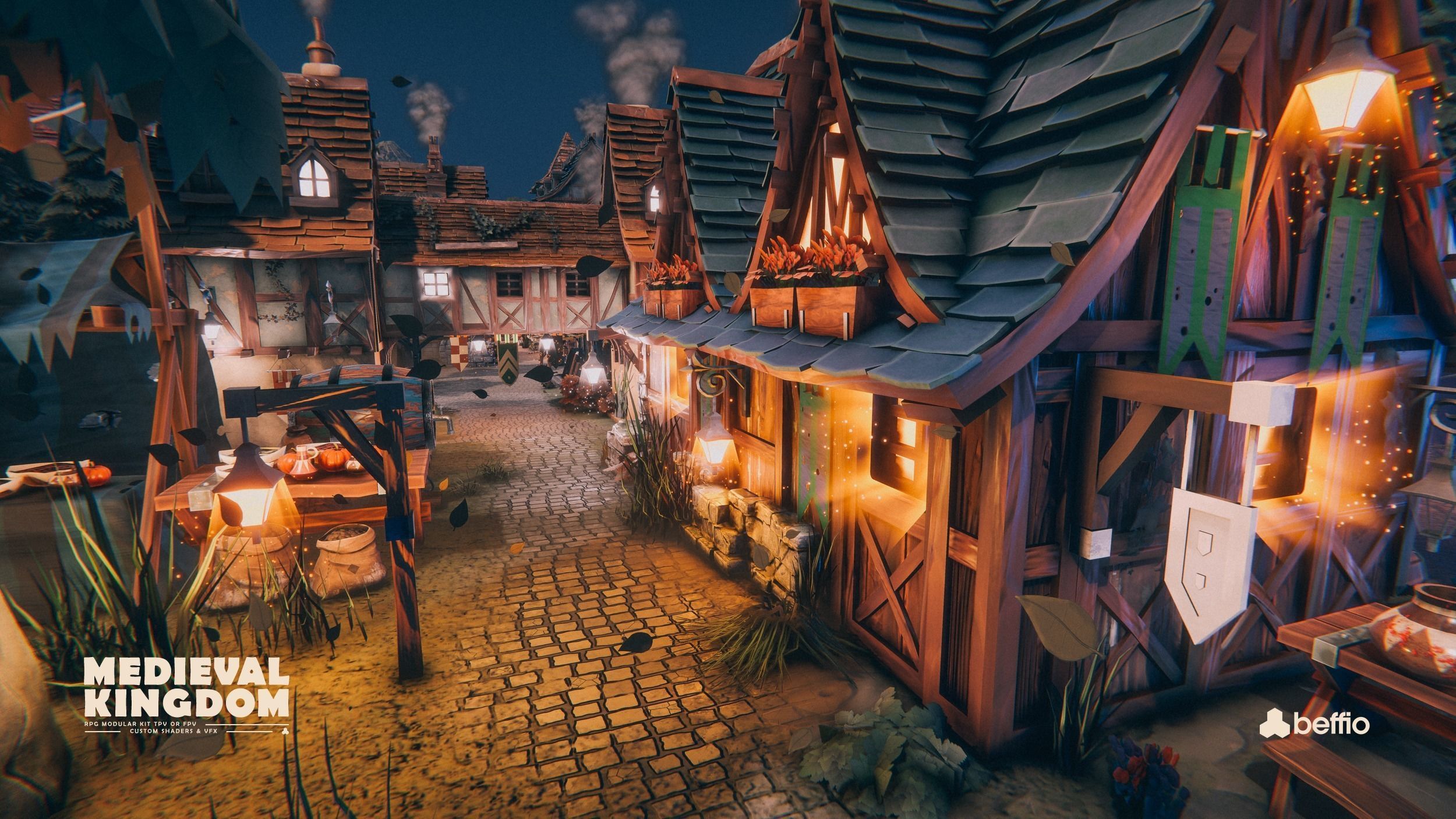 RPG Medieval Kingdom - Unity3D  UE4 Low-poly 3D model_38