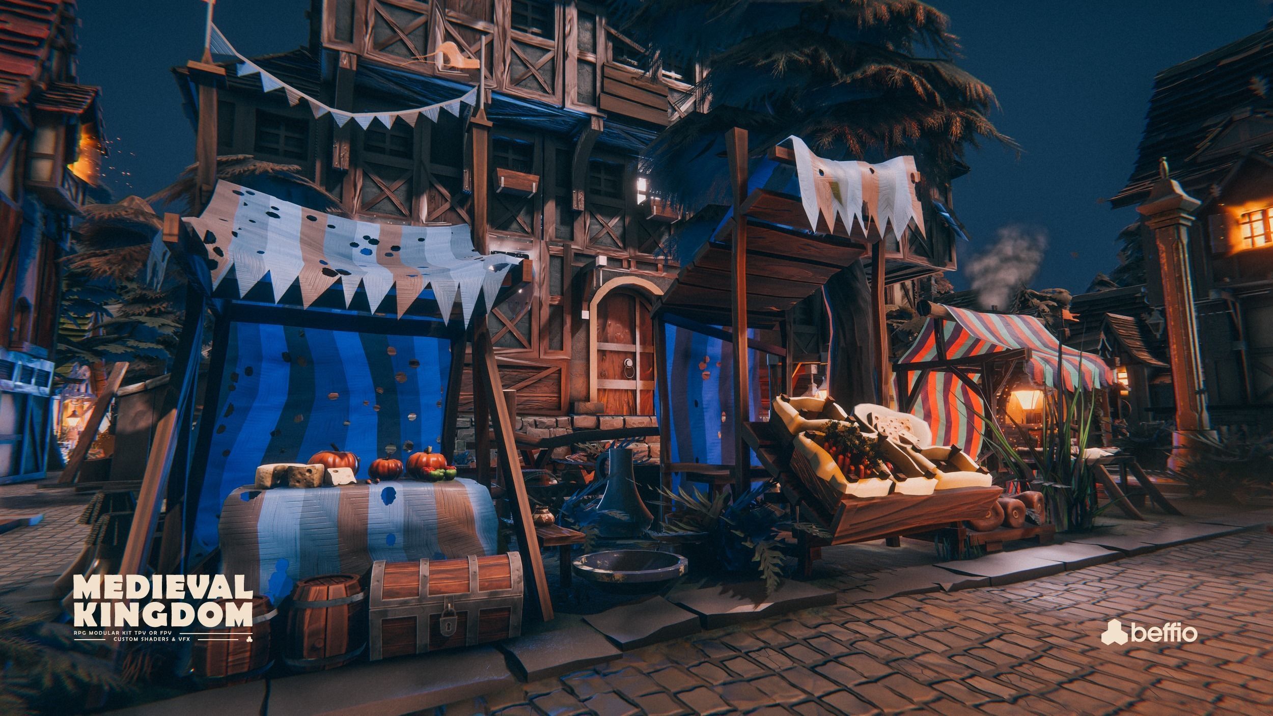 RPG Medieval Kingdom - Unity3D  UE4 Low-poly 3D model_47