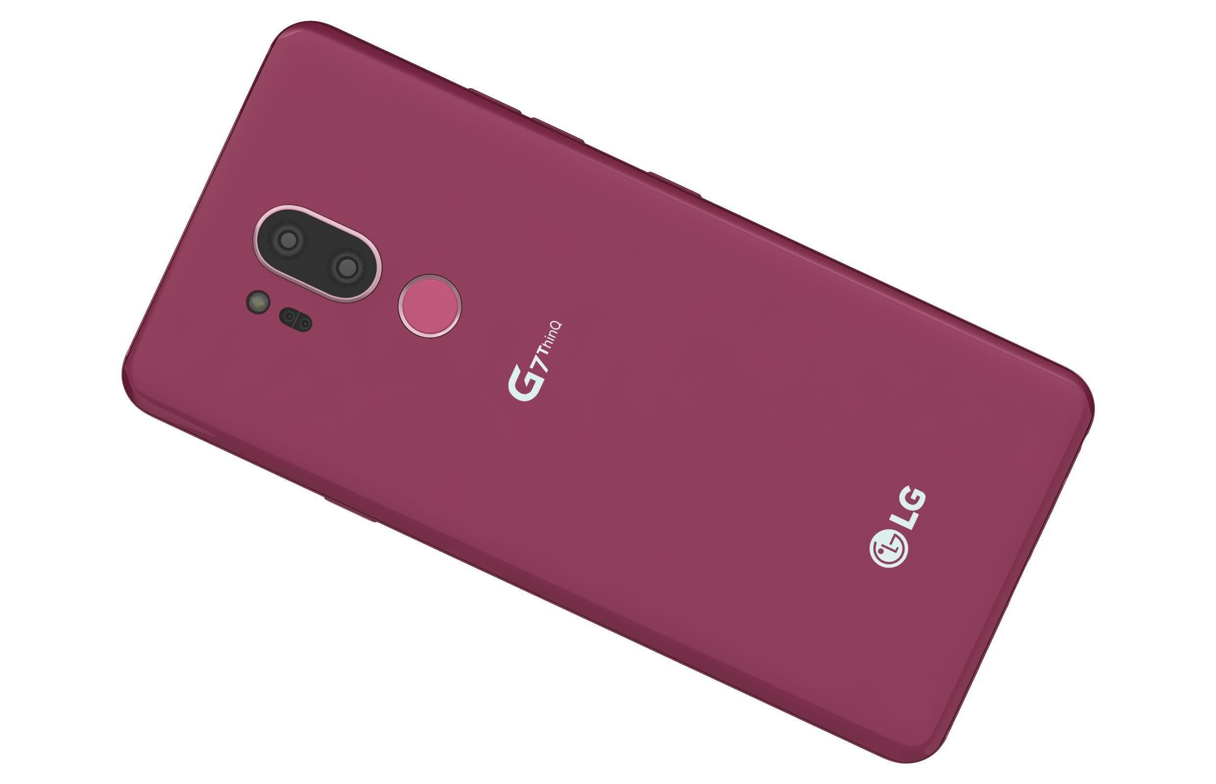 LG G7 ThinQ Raspberry Rose 3D model_5