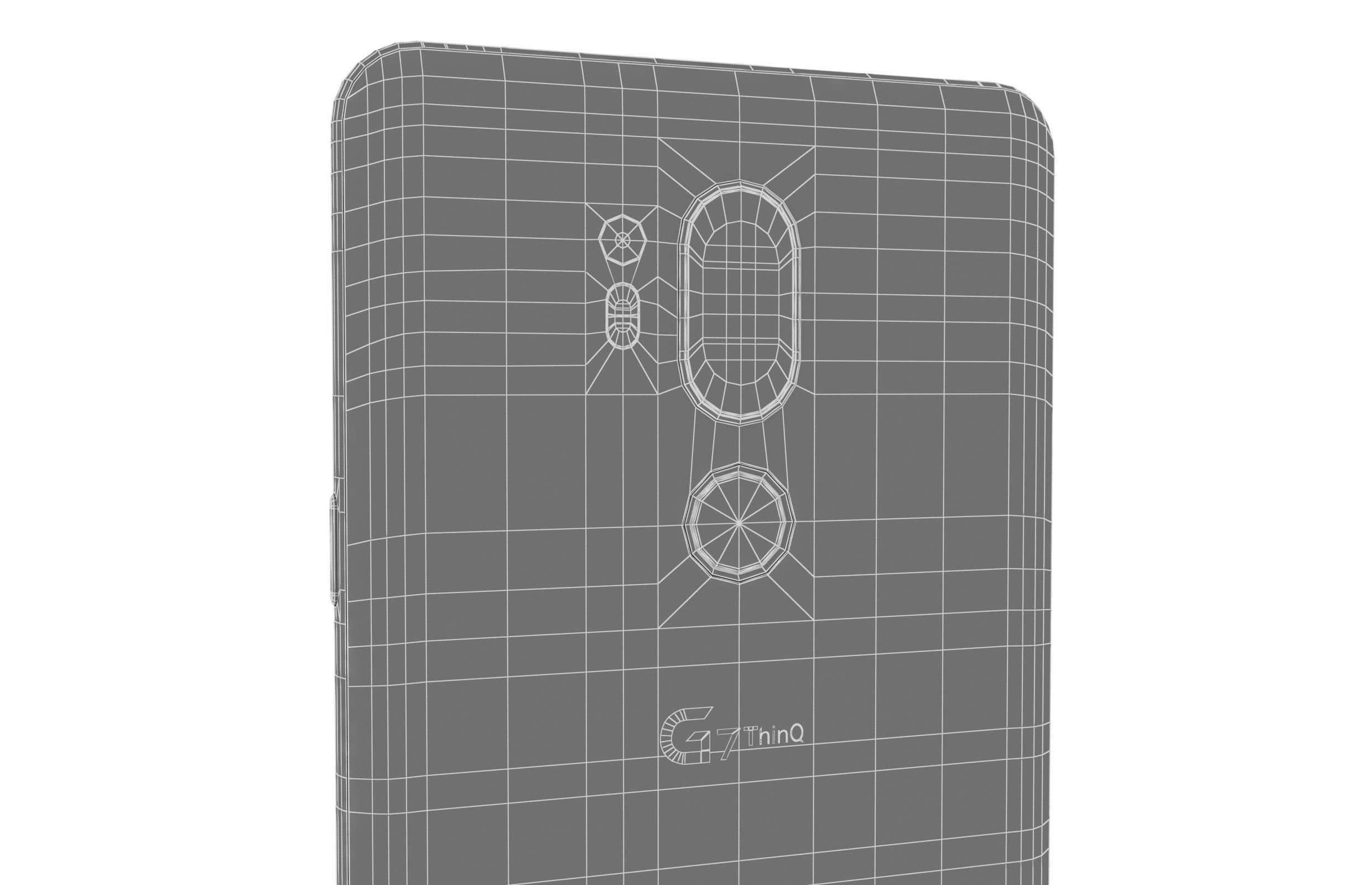 LG G7 ThinQ Raspberry Rose 3D model_15