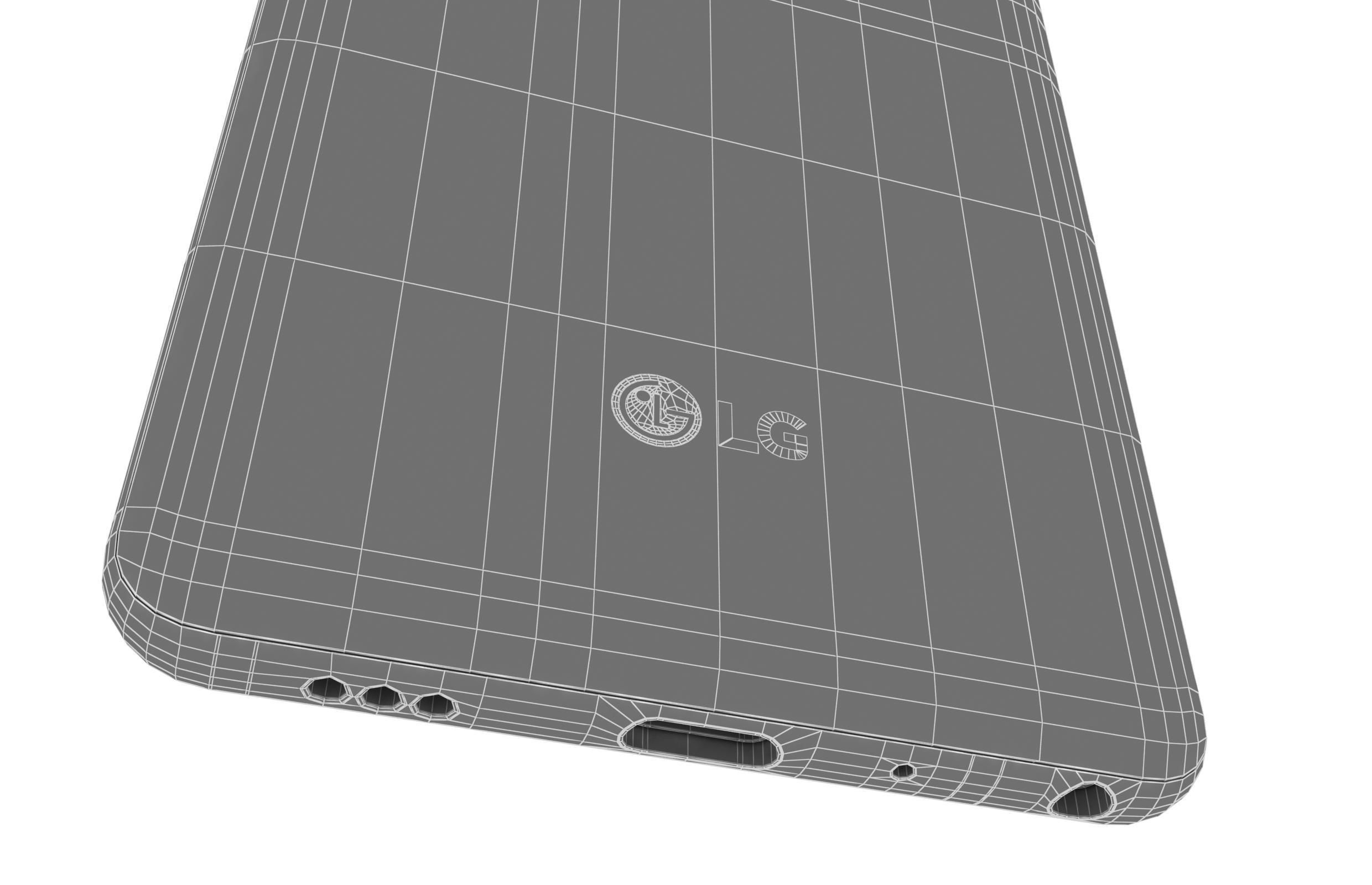 LG G7 ThinQ Raspberry Rose 3D model_14